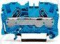 WAGO Svorka 2006-1204 2vodičová průchozí, boční a středový popis, na DIN lištu 35 × 15 a 35 × 7,5, push-in CAGE CLAMP®,